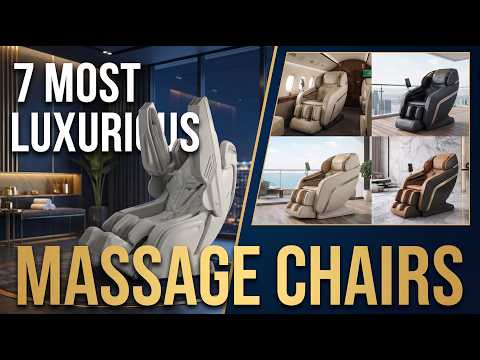 Inside the Largest Luxury Massage Chairs Ever Built: $20,000+ Flagships with Full Body 5D Rollers